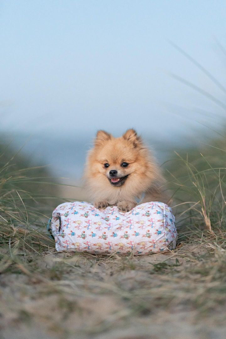 Bunny Tales Blue - Dog Towel + Carry Bag