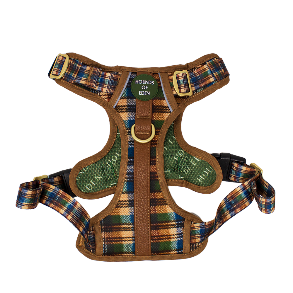 Oak Forest Plaid Supaw Strong Lite™ Dog Harness (XS-XL)