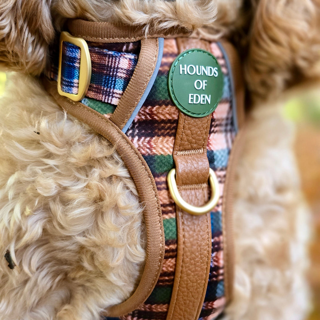 Oak Forest Plaid Supaw Strong Lite™ Dog Harness (XS-XL)