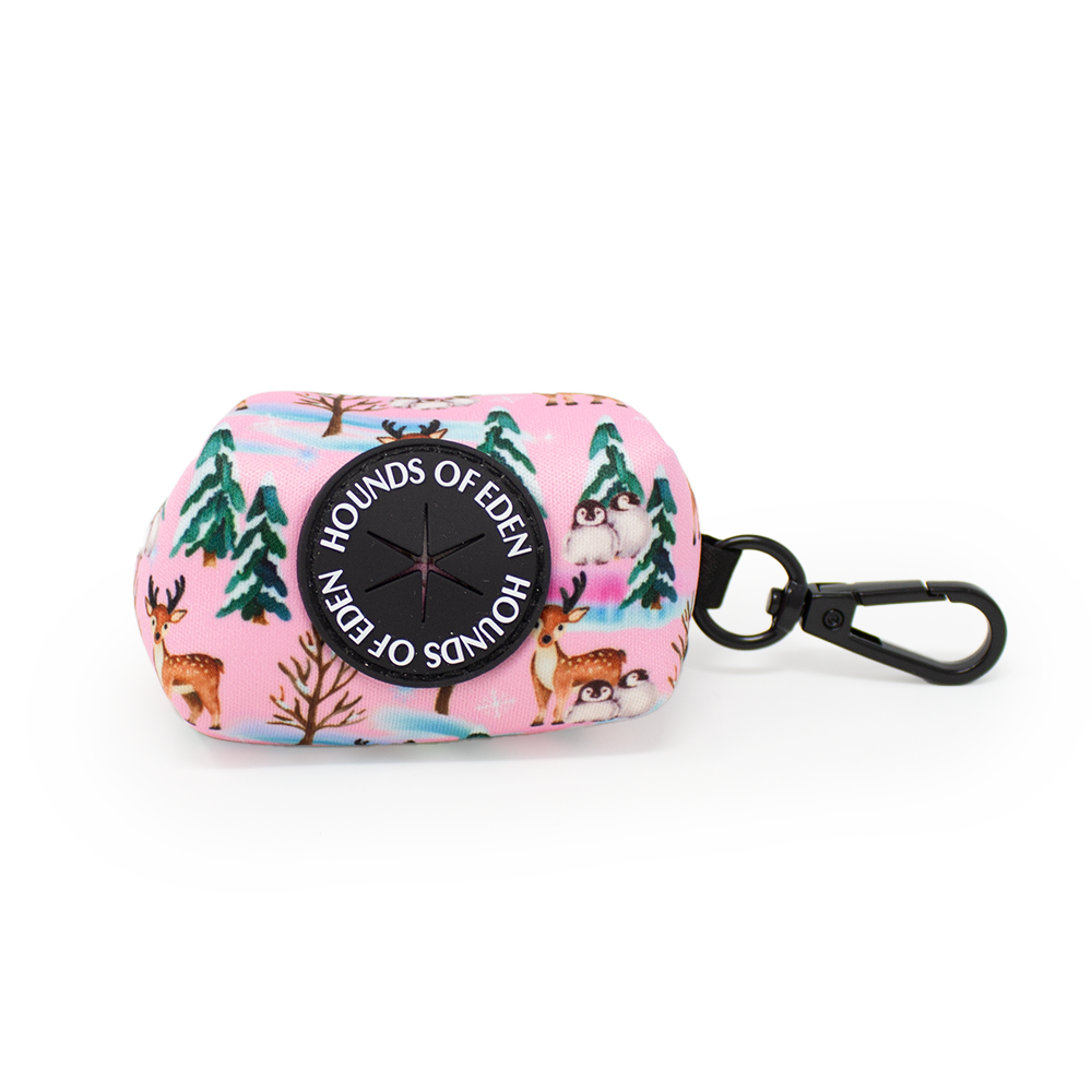 Aurora Nights - Hundehalsband mit rosa Pinguin-Design