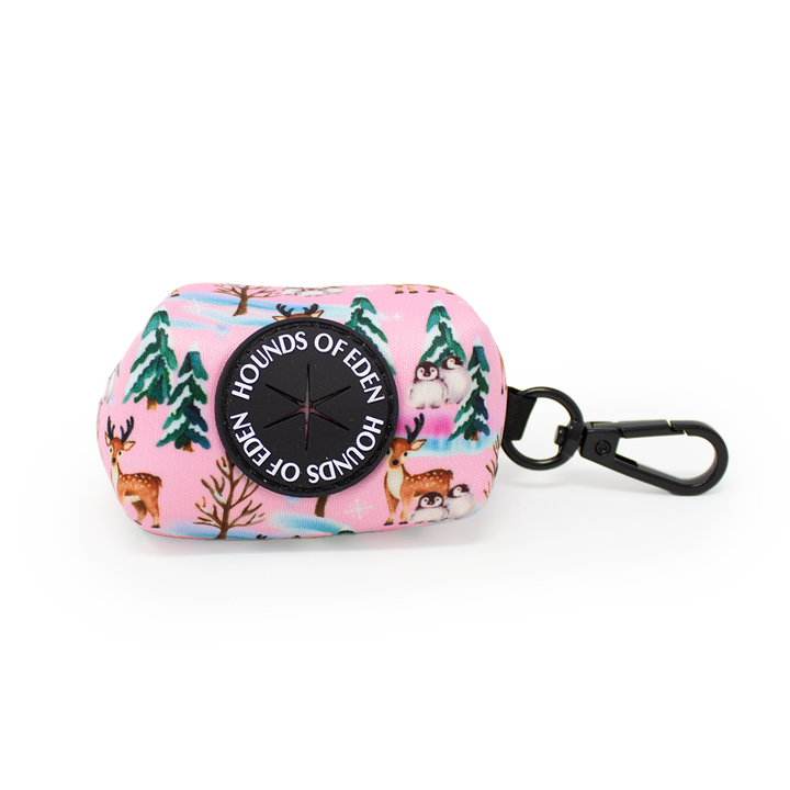 Aurora Nights - Hundehalsband mit rosa Pinguin-Design