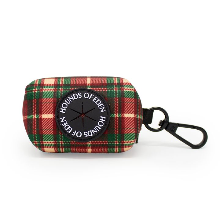 Tartan Me Up - Hundehalsband mit rotem und cremefarbenem Schottenmuster