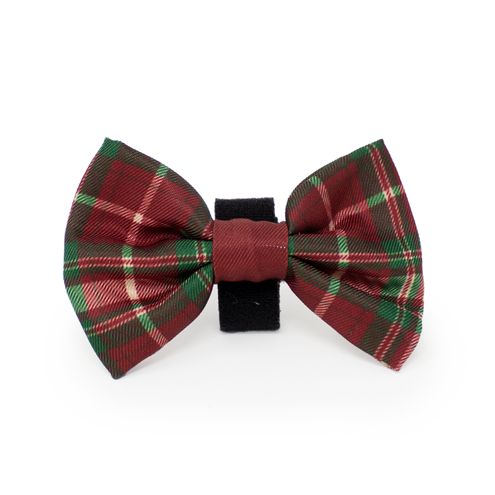 Tartan Me Up - Hundehalsband mit rotem und cremefarbenem Schottenmuster