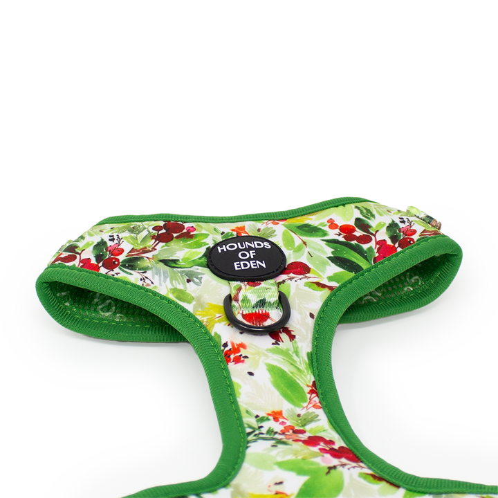 Winter Spruce & Berries Design Dog Harness