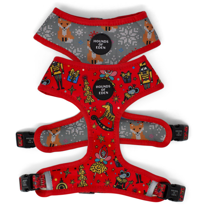 The Foxy Nutcracker - Christmas 'Jumper' Reversible Dog Harness