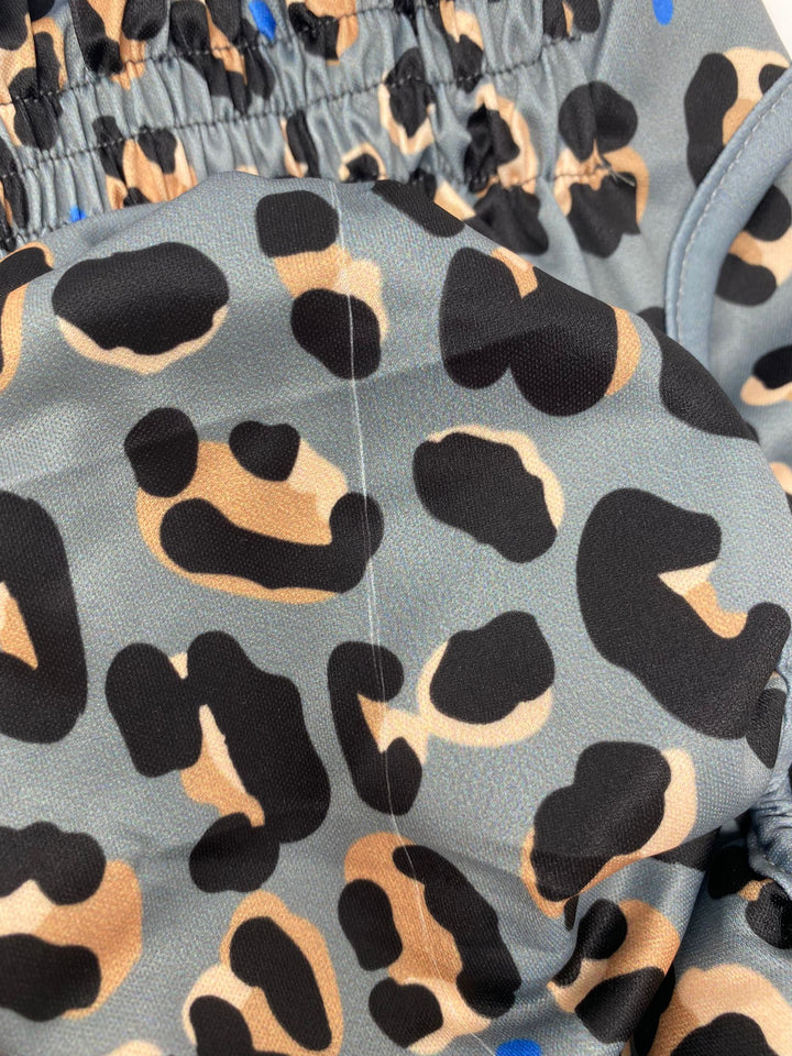 Outlet - LARGE 'STEEL LEOPARD' - DOG SEASON HYGIENE PANTIES - 0035