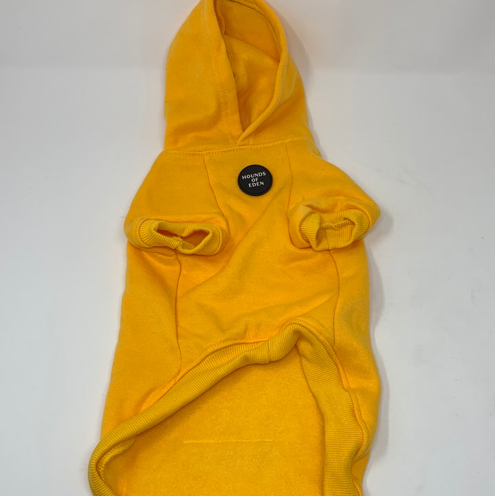 OUTLET-DACHSHUND MEDIUM DOG HOODIE-SUNFLOWER YELLOW-0171