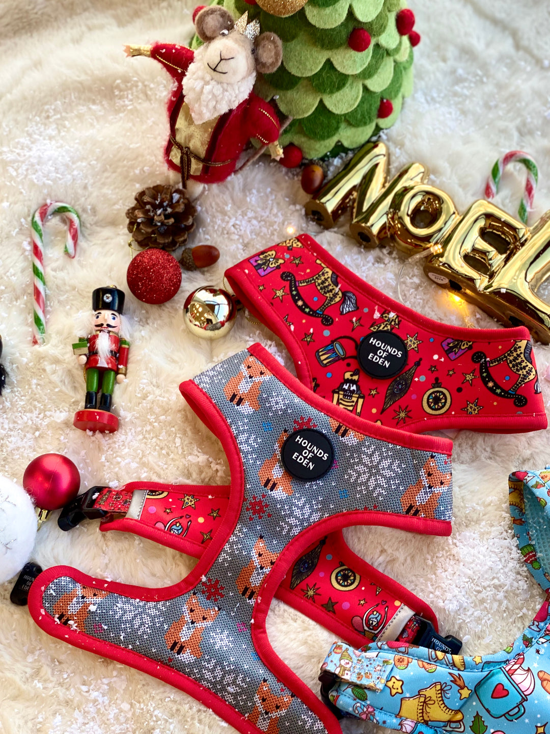 The Foxy Nutcracker - Christmas 'Jumper' Reversible Dog Harness