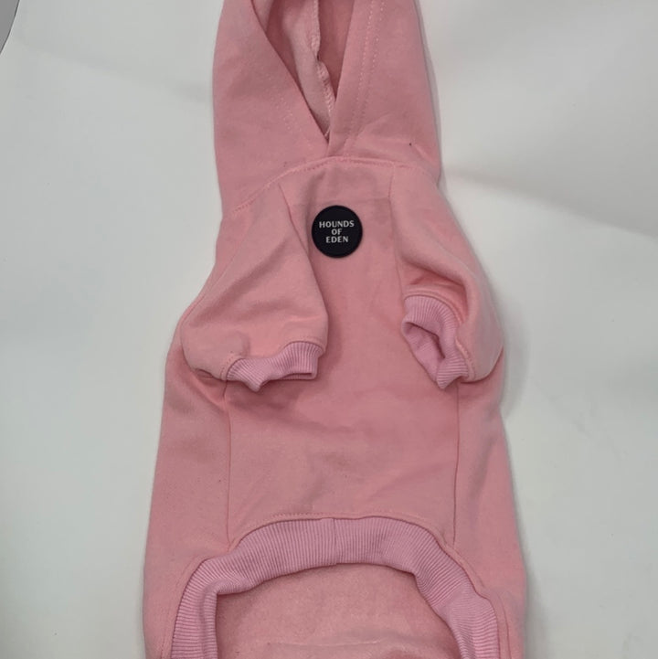 OUTLET-MITTELGROSSER HOODIE FÜR HUNDE-HELLROSA-0153