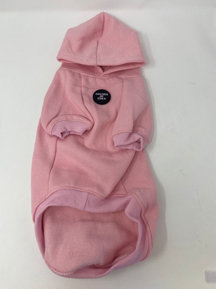 Outlet- MEDIUM DACHSHUND DOG HOODIE - LIGHT PINK - 0078